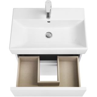 Тумба под раковину Roca Oleta 857639806 56.4 см Белый глянец